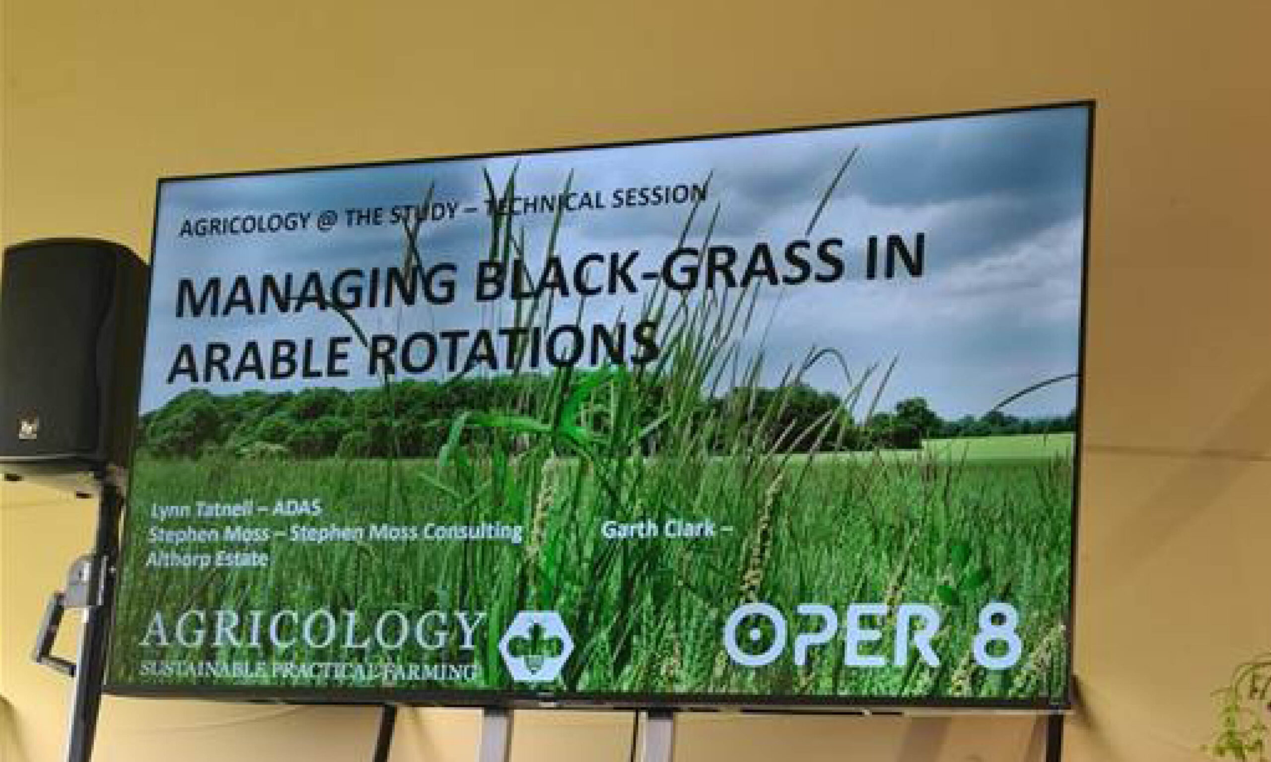 2024-08 Black grass demo day in UK.